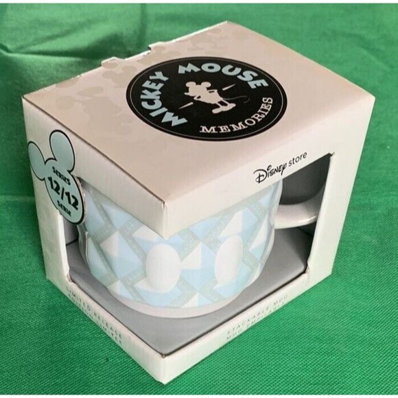 Disney Store Mickey Mouse Memories Limited Stackable Mug December #12 of 12 NIB - Picture 2 of 9